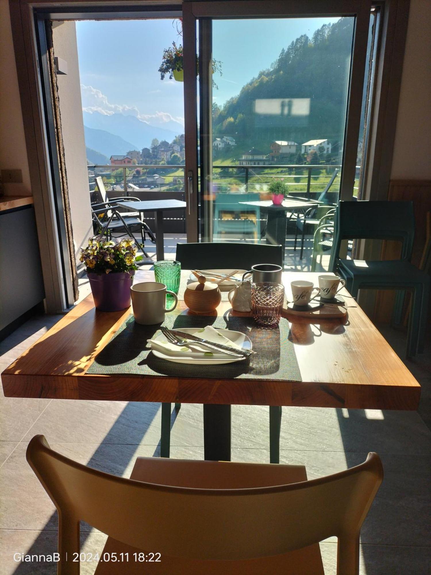 Beb Aria Di Montagna Bed & Breakfast Forcola ภายนอก รูปภาพ